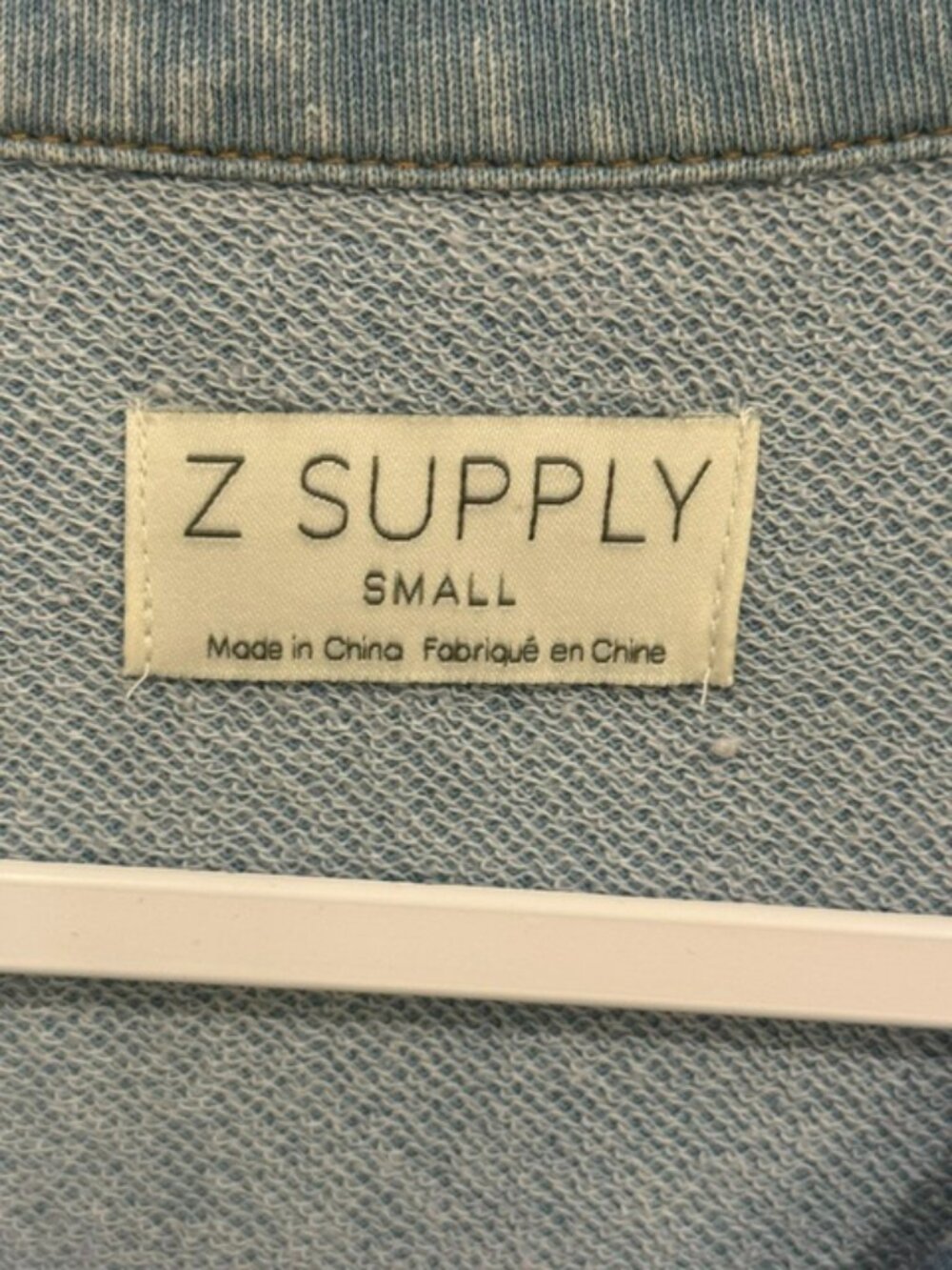 Z Supply All Day Knit French Terry Denim Jacket - Picture 3 of 4